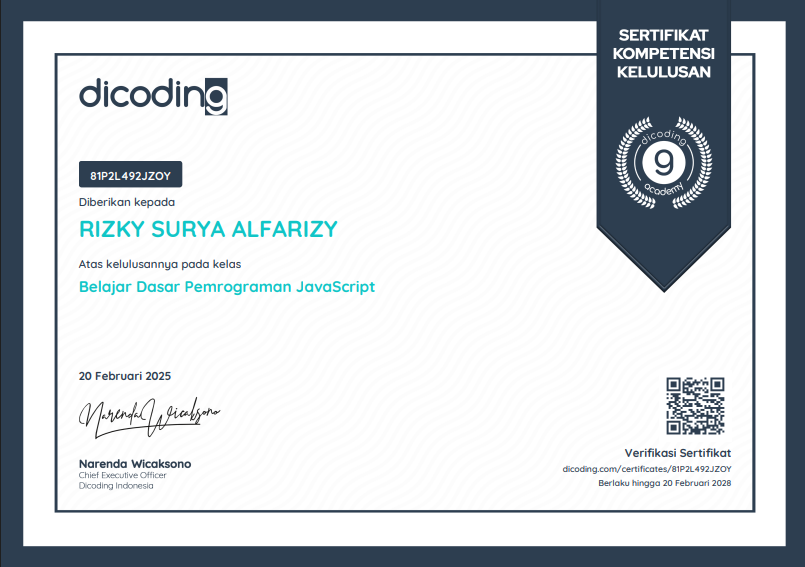 certificate 1